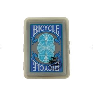 Bicycle Clear Playing Cards Deck Transparent‎ Plastic Incomplete Discontinued